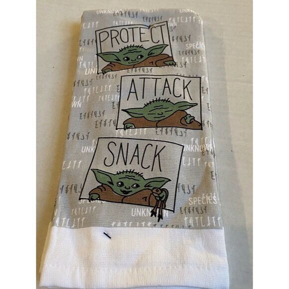 Disney Mandalorian Baby Yoda Kitchen Towels 2Pk - Picture 5 of 6